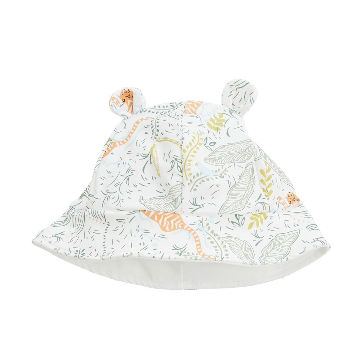 Petit Béguin Maillot de bain bébé 2 pièces t-shirt de protection UV & boxer avec chapeau Kanha