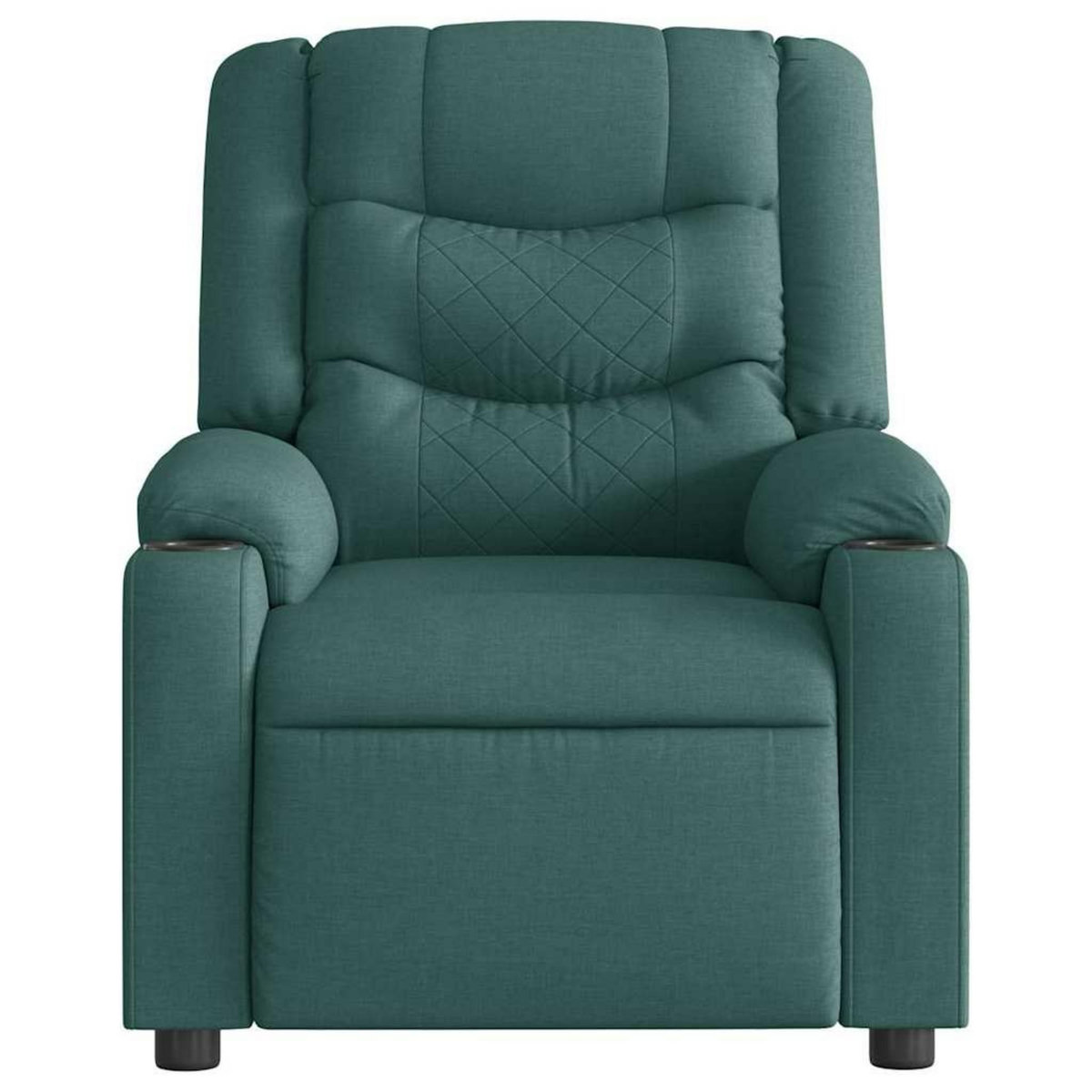 VIDAXL Fauteuil inclinable Vert fonce Tissu