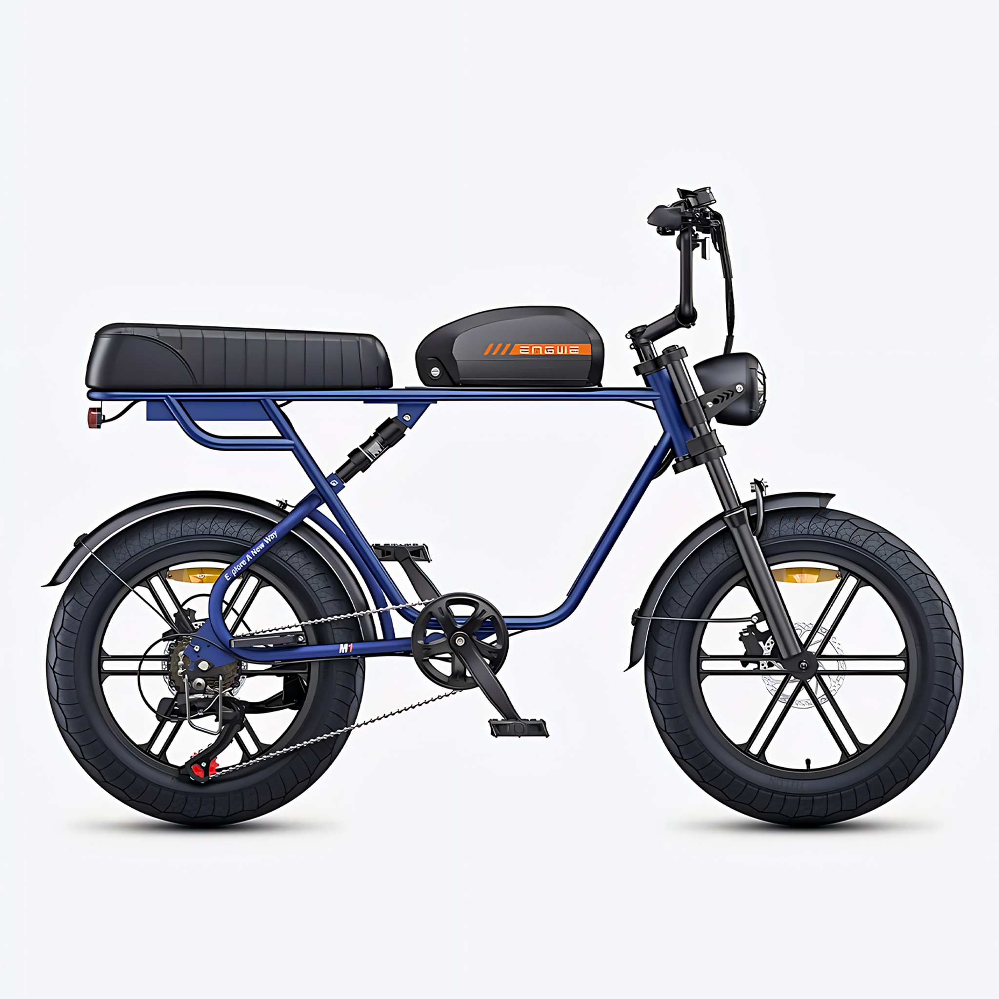 Voir la diapositive 1 : ENGWE Vélo électrique ENGWE M1 style moto 48V 15.6Ah 250W