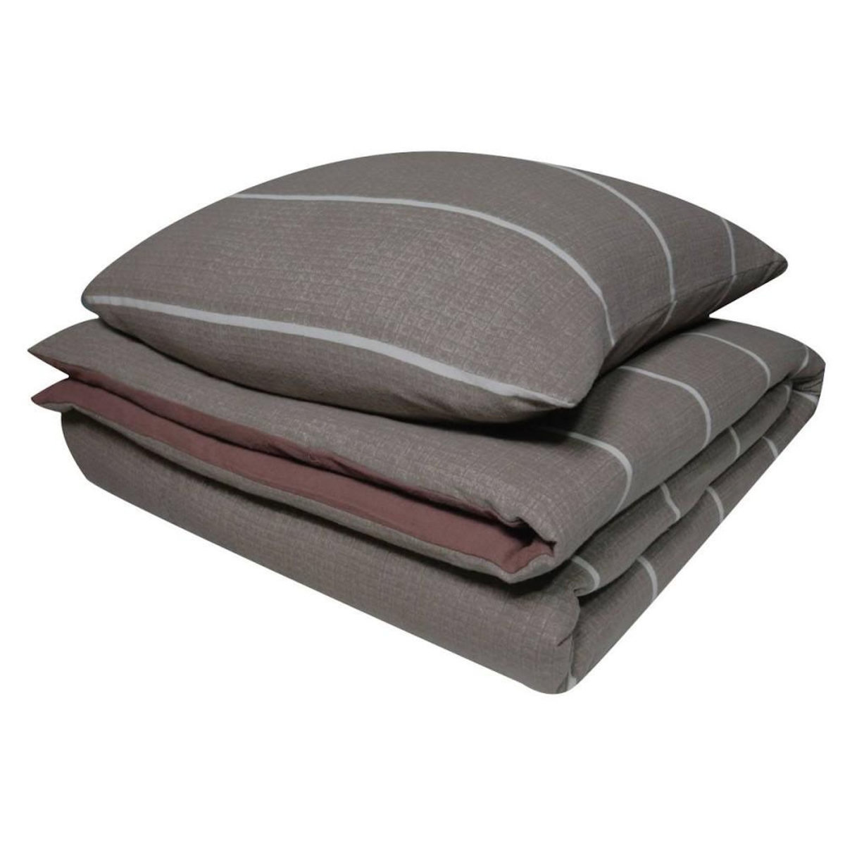 Dourev Housse de couette Flanelle 140x200 + 1 taie d'oreiller