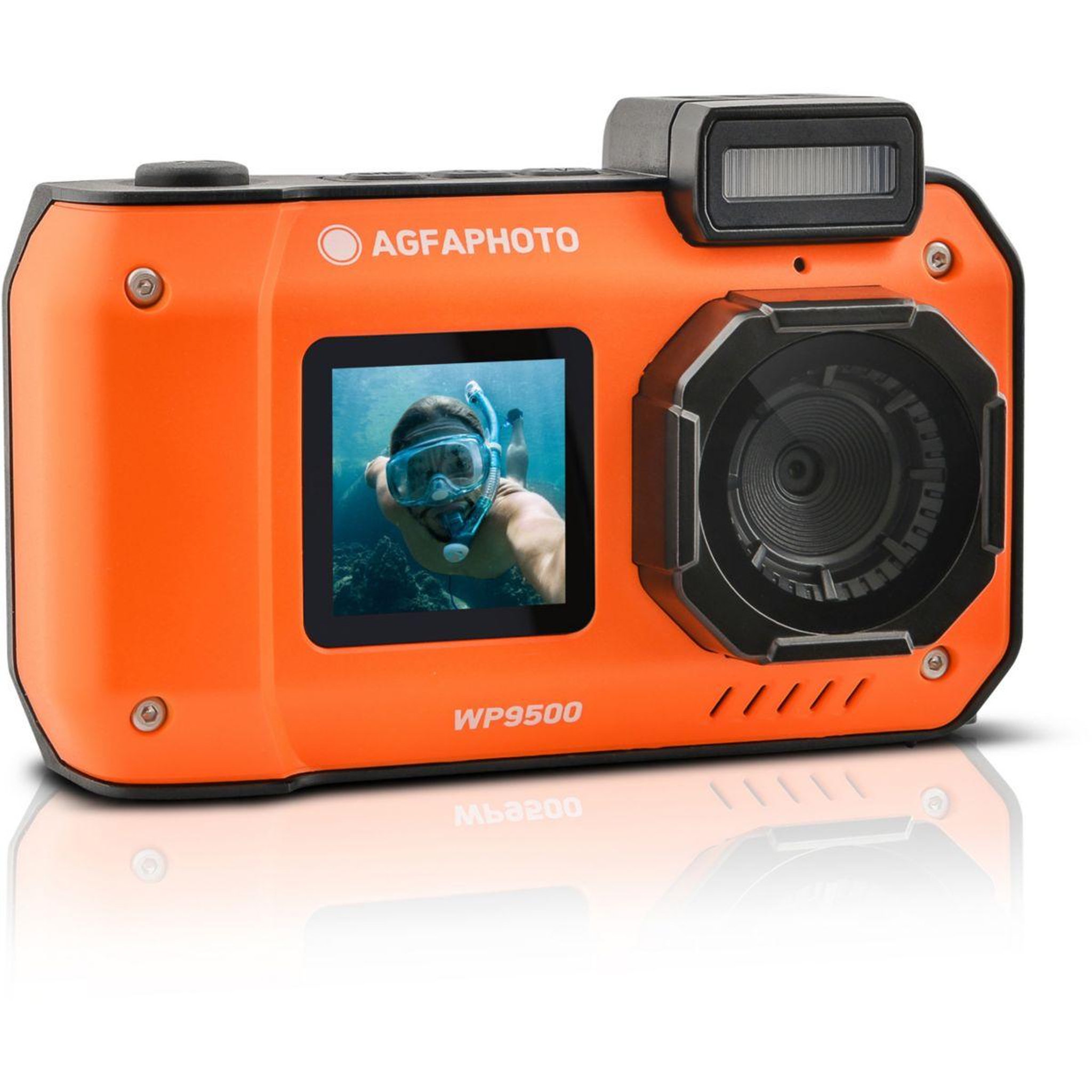 Voir la diapositive 2 : Agfa Appareil photo Compact Realishot Waterproof WP9500 Orange