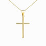 Voir la diapositive 1 : L'ATELIER D'AZUR Collier - Médaille Croix Or 18 Carats 750/000 Jaune - Chaine Dorée