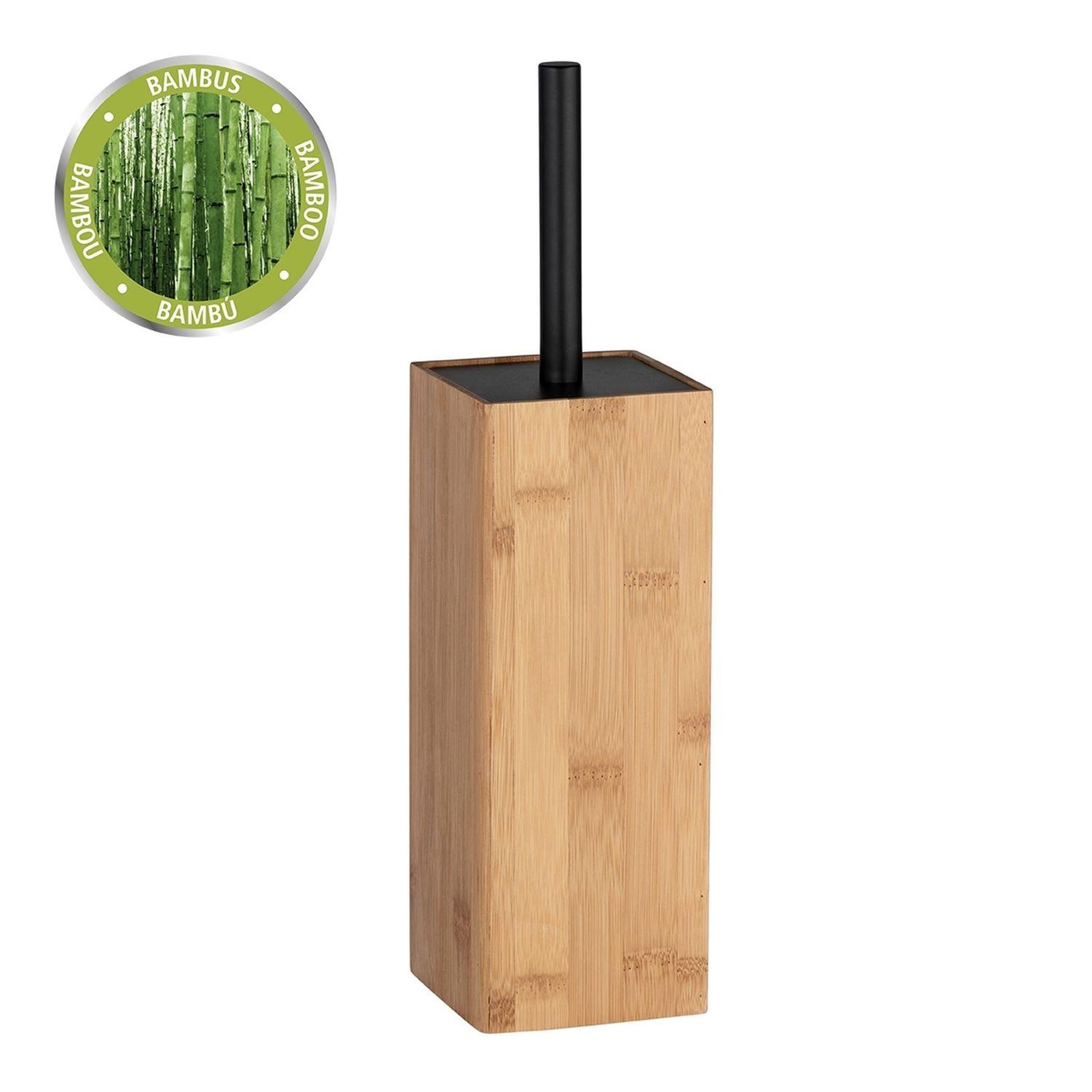 Wenko Brosse wc design bambou padua - marron