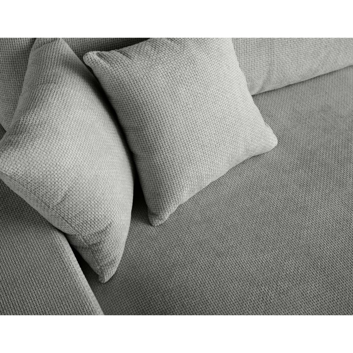 LISA DESIGN Pivoine - canapé d'angle réversible - 4 places - convertible avec coffre - en velours texturé