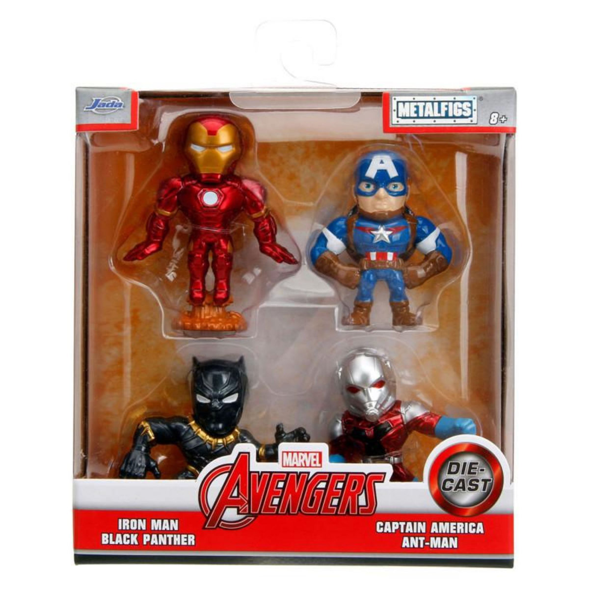 JADA TOYS Jada Toys - Jada Metalfigs Marvel Avengers, 4pcs. 253222014