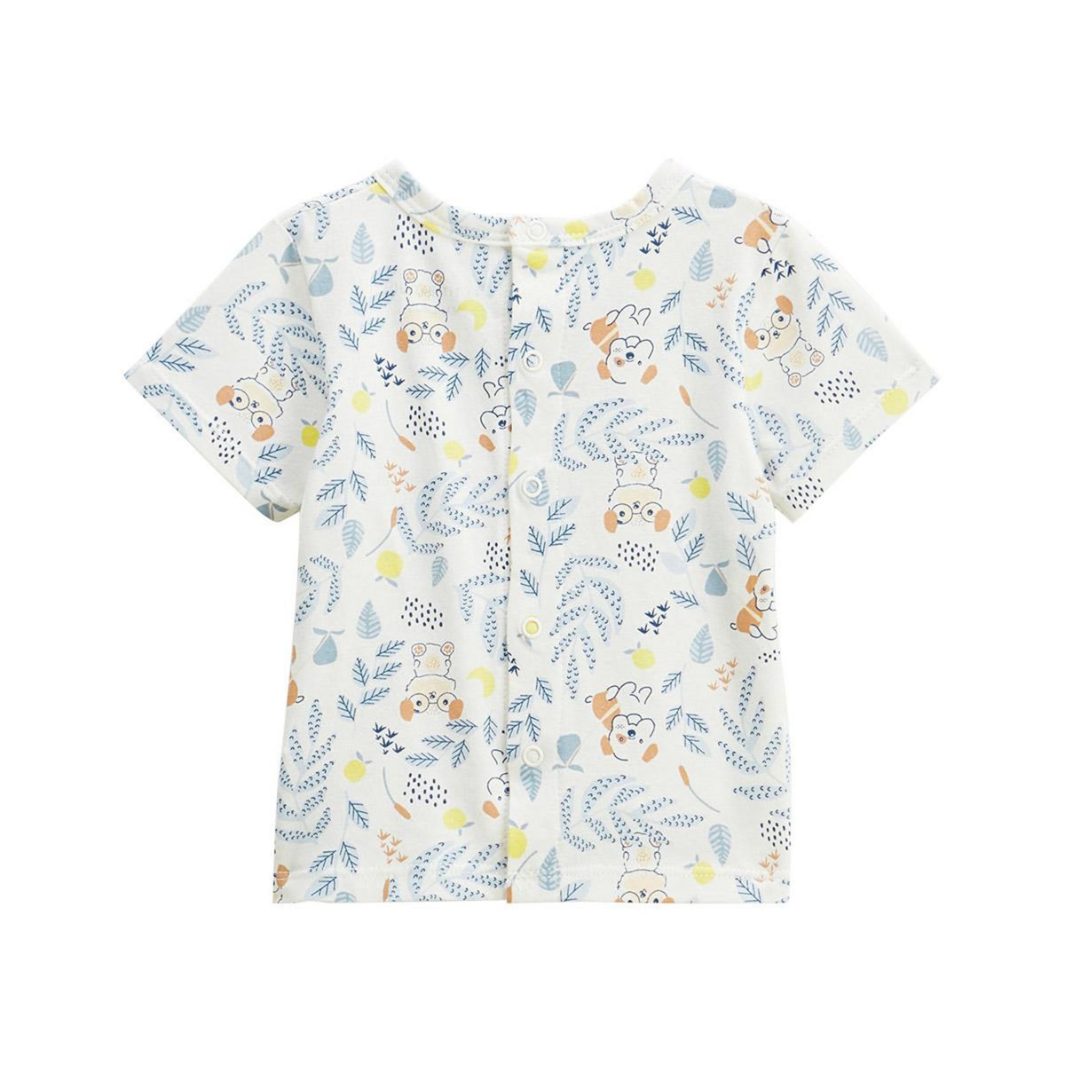 Petit Béguin Ensemble salopette bébé et t-shirt Zeste d'amour