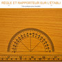 Voir la diapositive 5 : HOMCOM HOMCOM Établi pliable dim. 100L x 60l x 75H cm - table de travail bricolage avec règle et rapporteur - porte-outils intégré - acier MDF