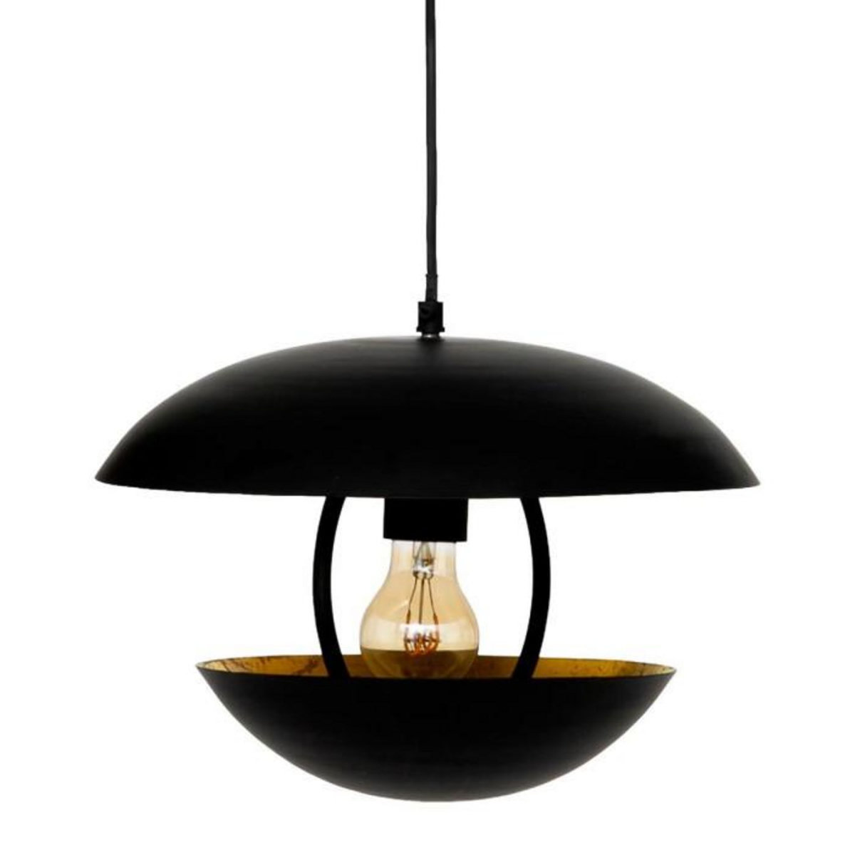 ATMOSPHERA Lampe Suspension en Métal  Estee  33cm Noir