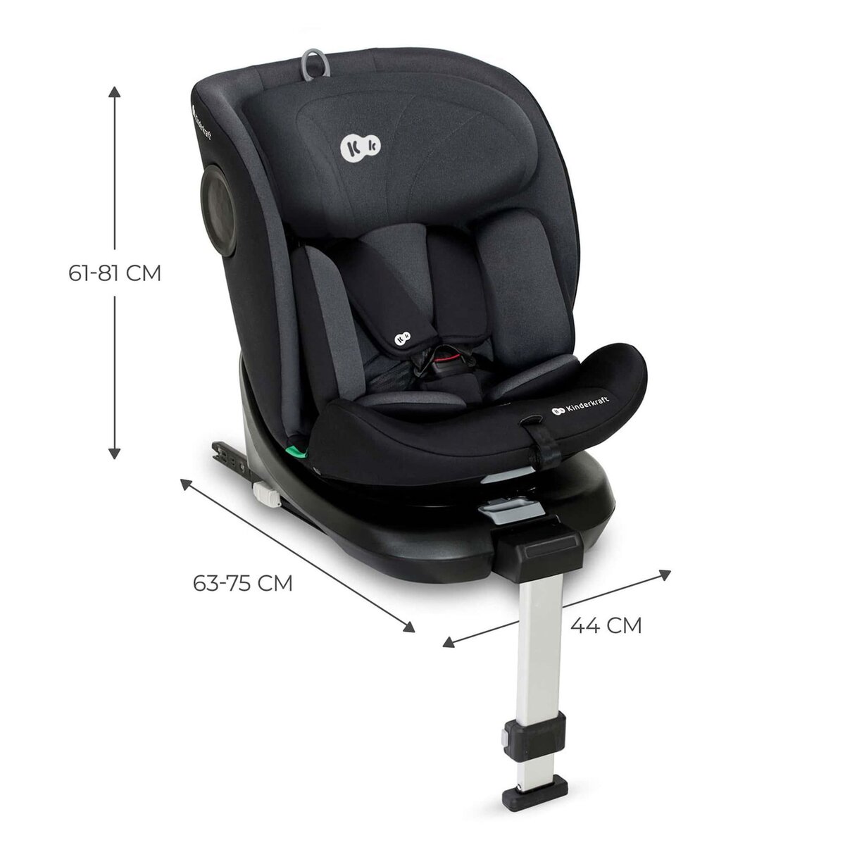 KINDERKRAFT Siege auto i 360 i size pratique et confortable