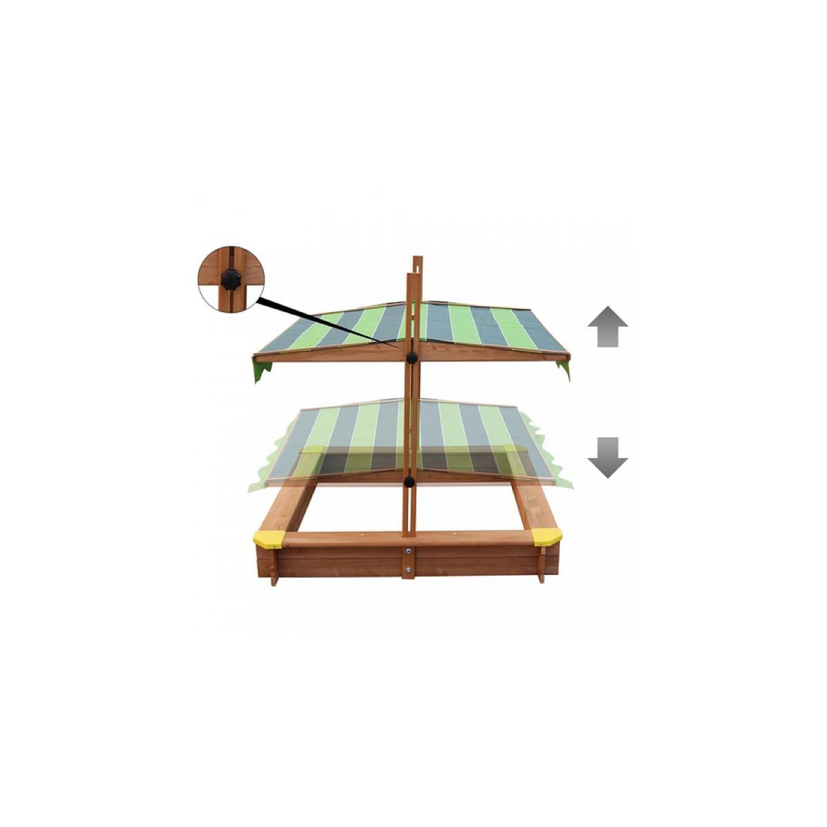 Axi House Axi LILY Bac a sable avec tenture reglable