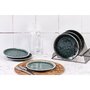 Voir la diapositive 2 : BJORN Assiette MOON Ø21cm - 6 pièces - Pétrole