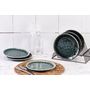 Voir la diapositive 2 : BJORN Assiette MOON Ø21cm - 6 pièces - Pétrole
