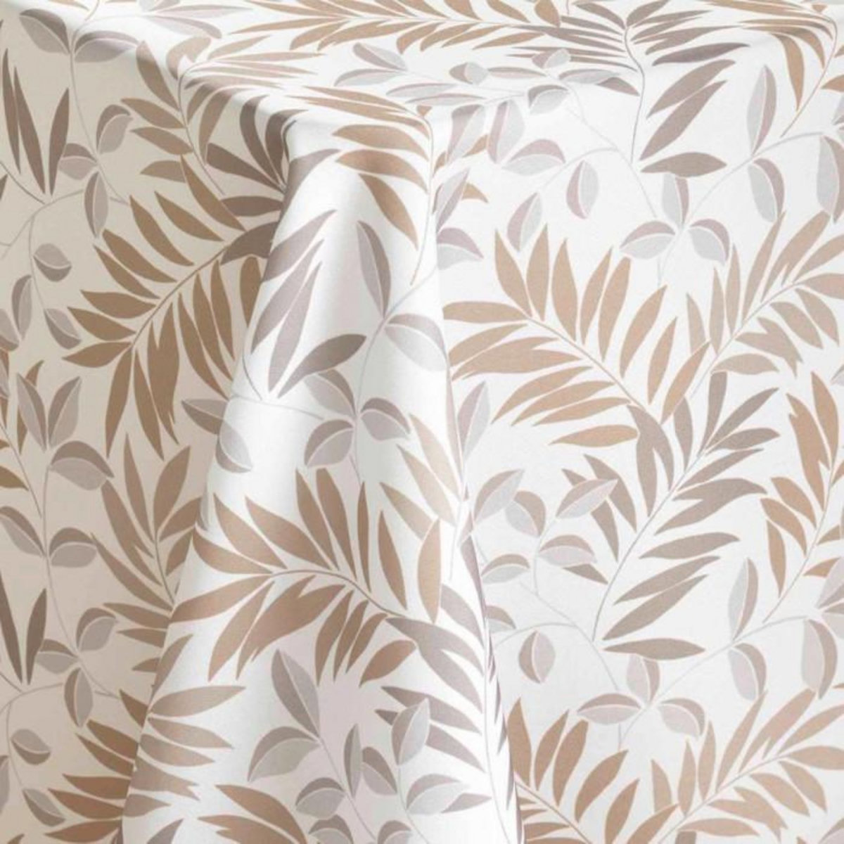 Paris Prix Nappe Antitache Imprimé  Nedelia  145x240cm Naturel