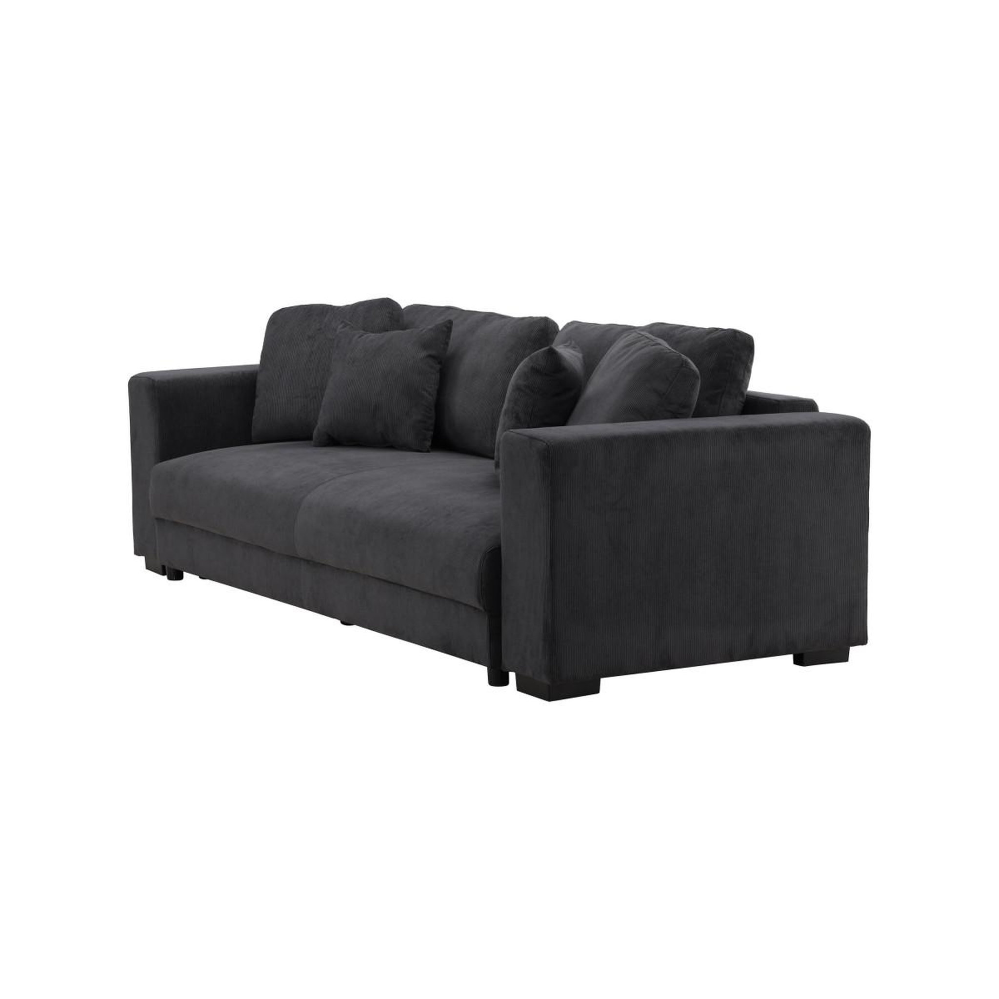 Voir la diapositive 4 : Paris Prix Canapé convertible 3 places  bellman  250cm gris foncé
