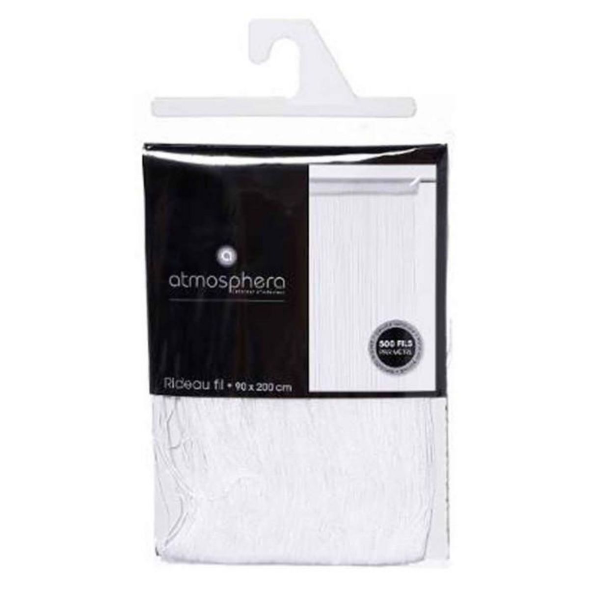 ATMOSPHERA Rideau Fil  Guopo  90x200cm Blanc