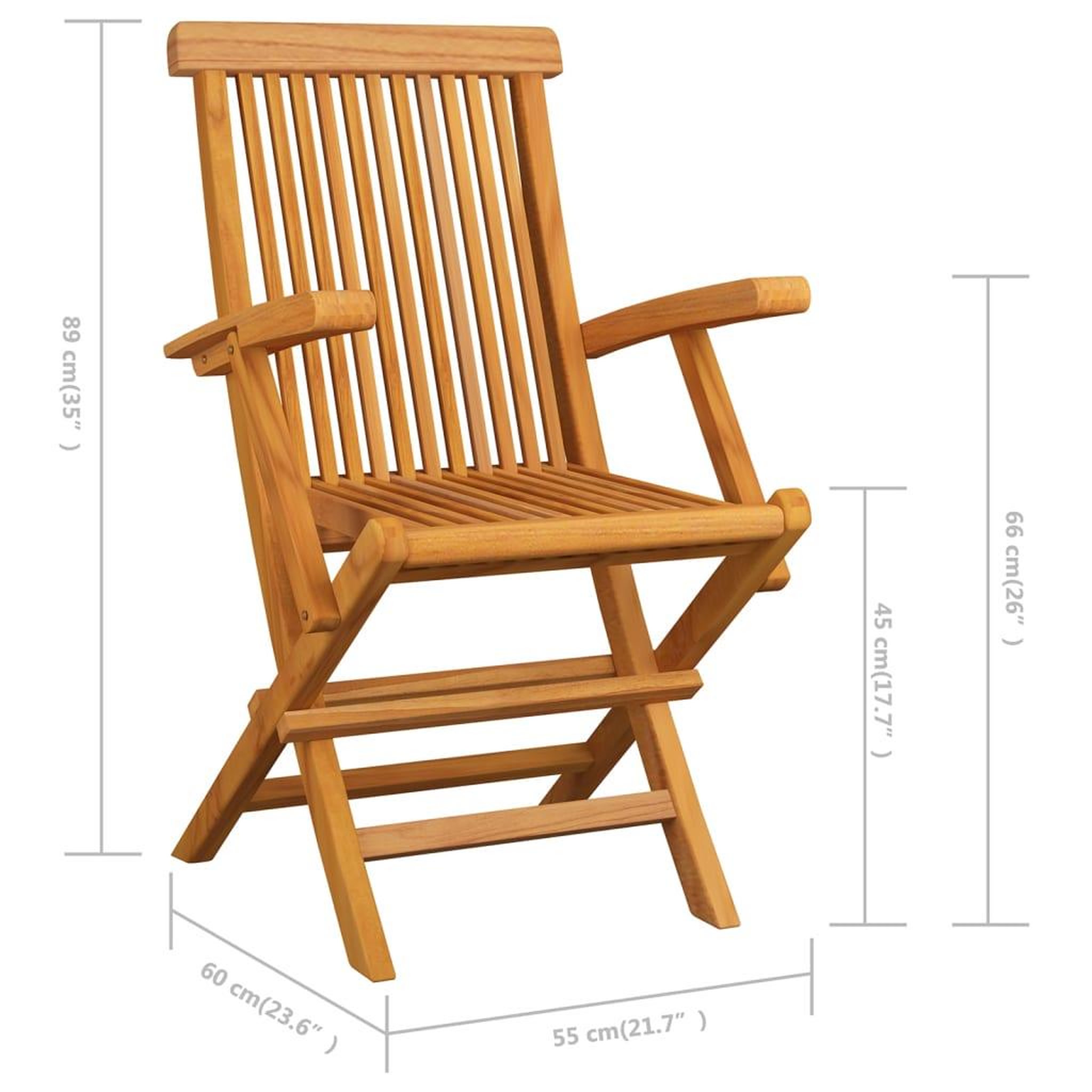 Voir la diapositive 6 : VIDAXL Chaises de jardin avec coussins gris lot de 2 Bois teck massif
