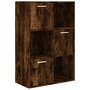 Voir la diapositive 2 : VIDAXL Armoire de rangement Chene fume 60x29,5x90 cm
