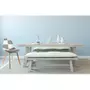 The Home Deco Factory Chaise scandinave Patchwork - H. 85 cm - Noir et blanc