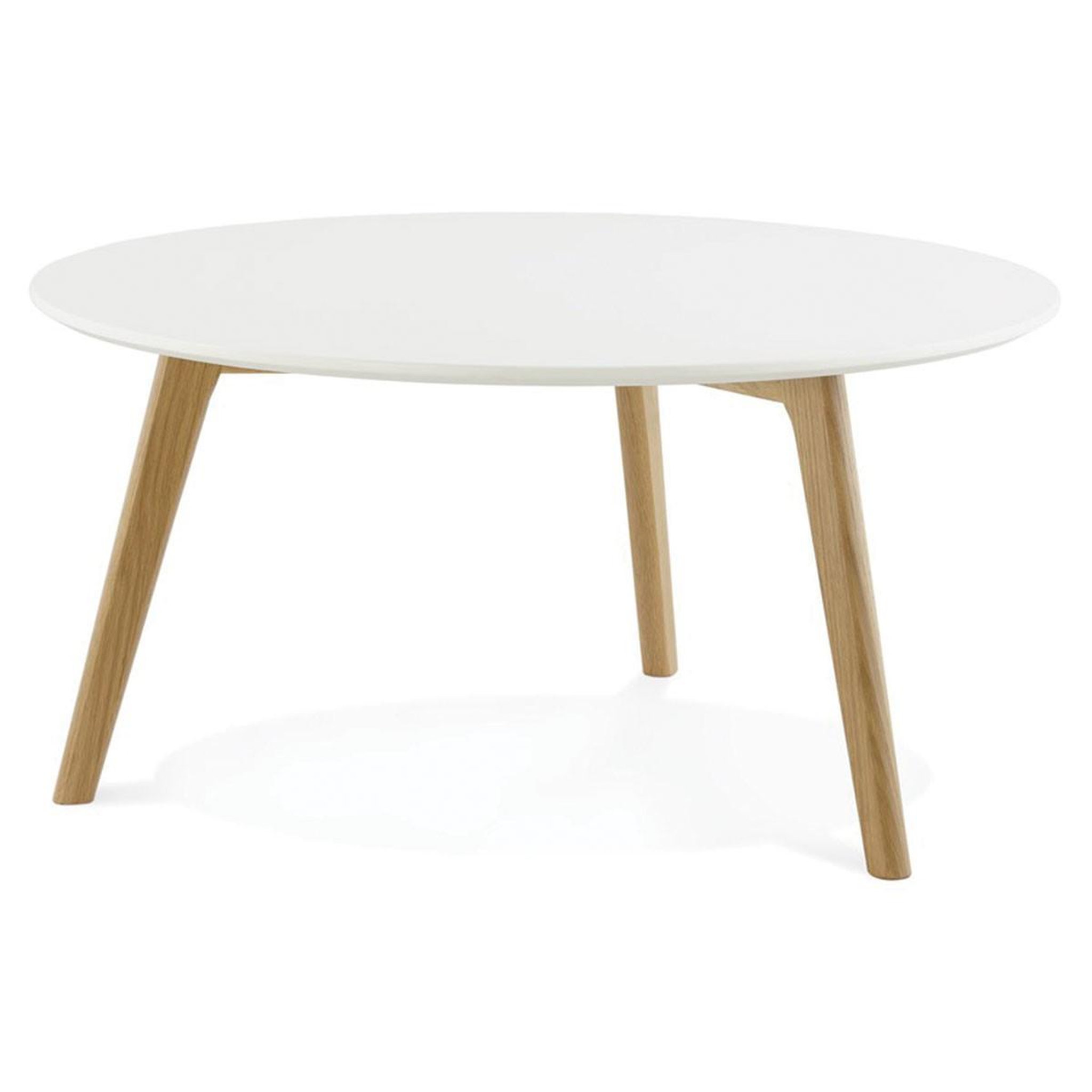 Voir la diapositive 3 : Paris Prix Table basse design  rauma  90cm blanc
