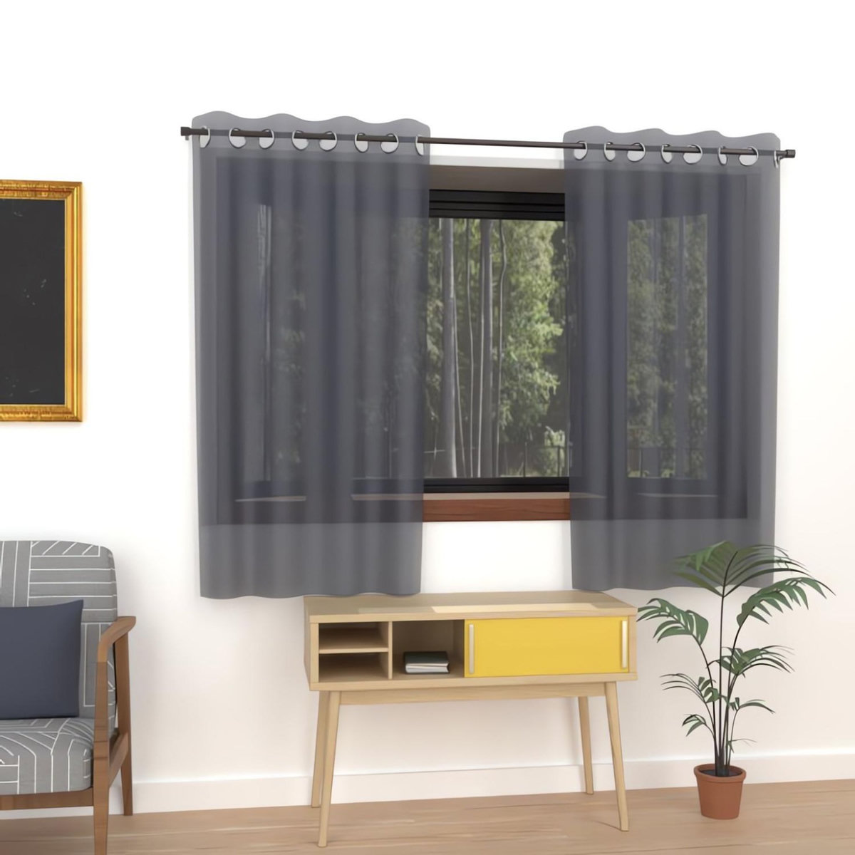 SOLEIL D'OCRE Voilage à oeillets ALIX, par Soleil d'ocre