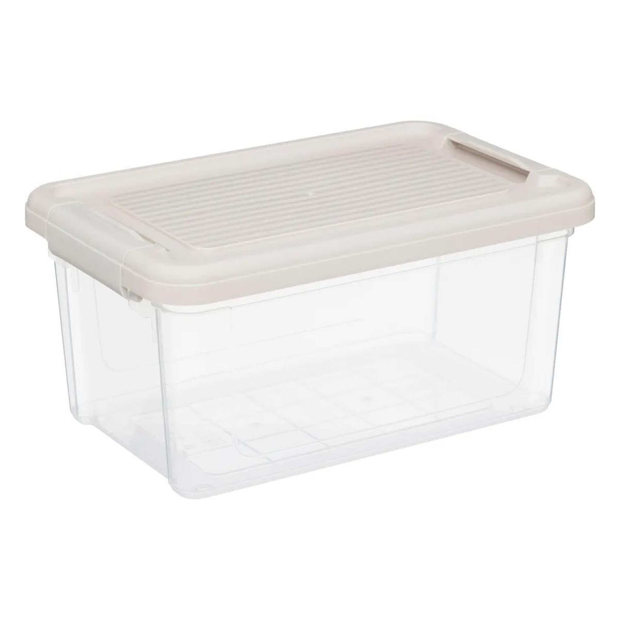 Voir la diapositive 2 : FIVE Lot de 3 boîtes de rangement  tide'n  9l transparent