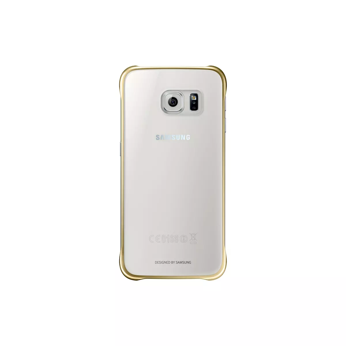 SAMSUNG Coque pour Galaxy S7 - Transparent et doré
