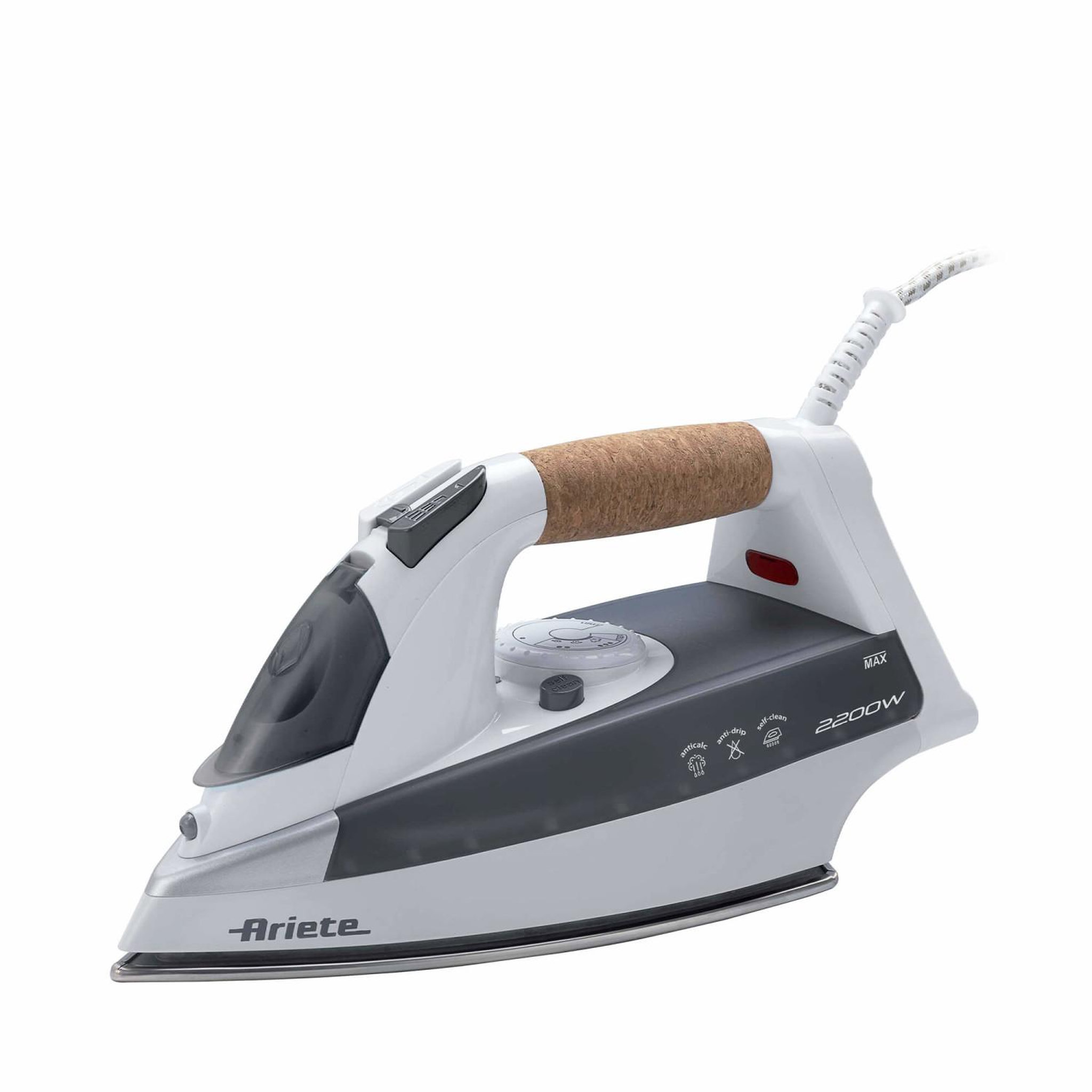 Voir la diapositive 2 : ARIETE Fer à repasser Ariete 6232 2200 W avec semelle en acier inoxydable et réservoir 300 ml