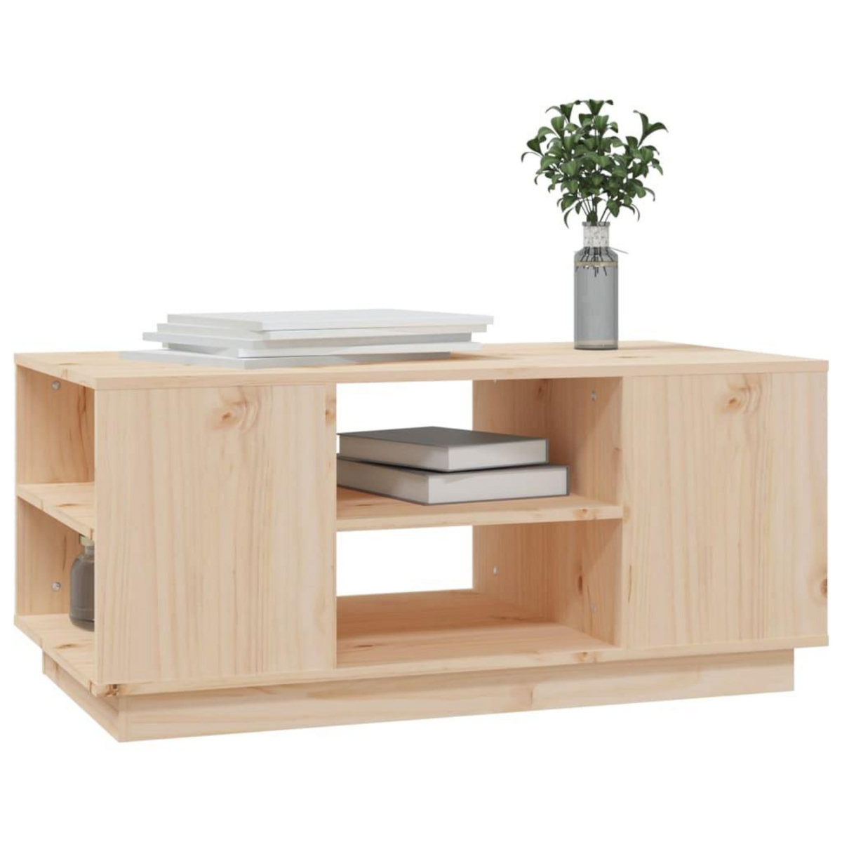 VIDAXL Table basse 90x49x40,5 cm Bois massif de pin