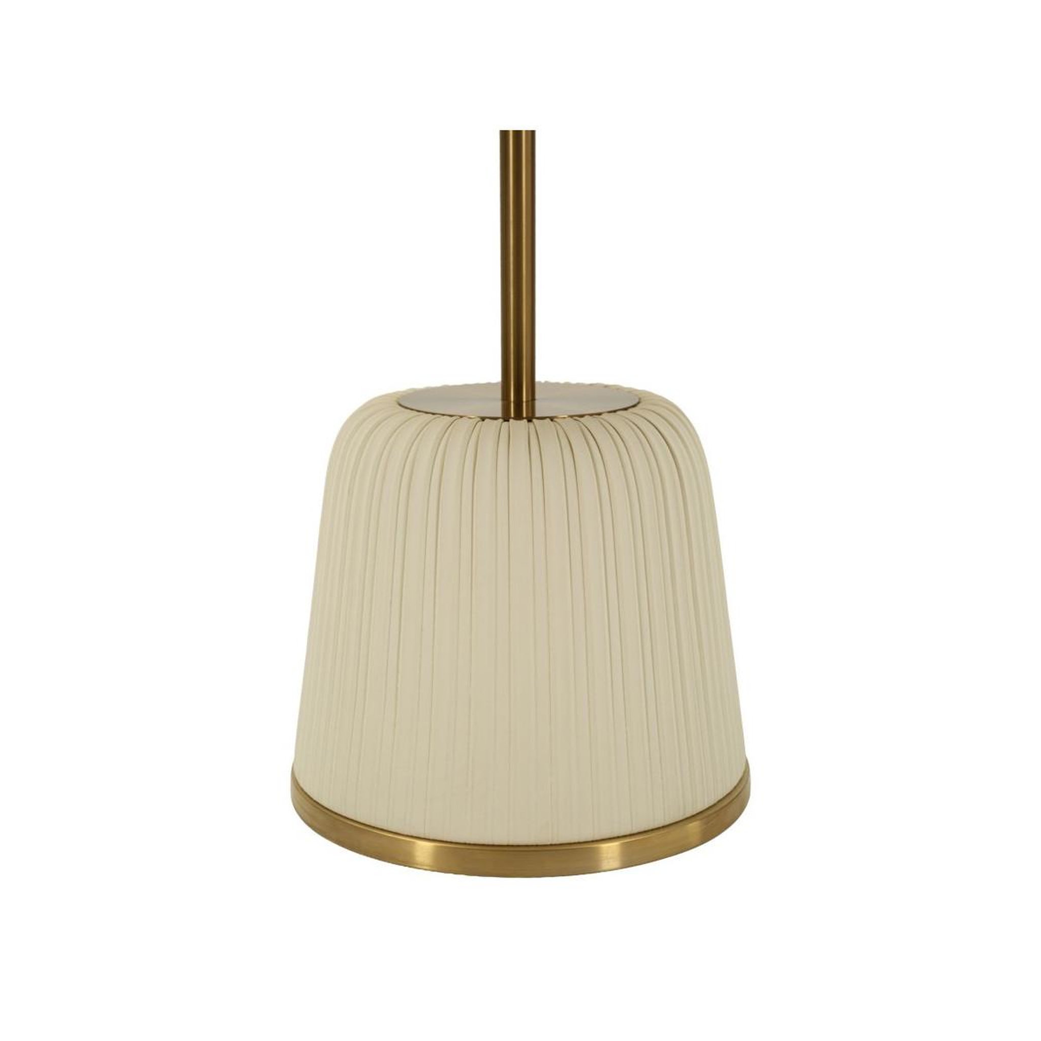 Voir la diapositive 3 : Paris Prix Table d'appoint design  egle  55cm blanc & or