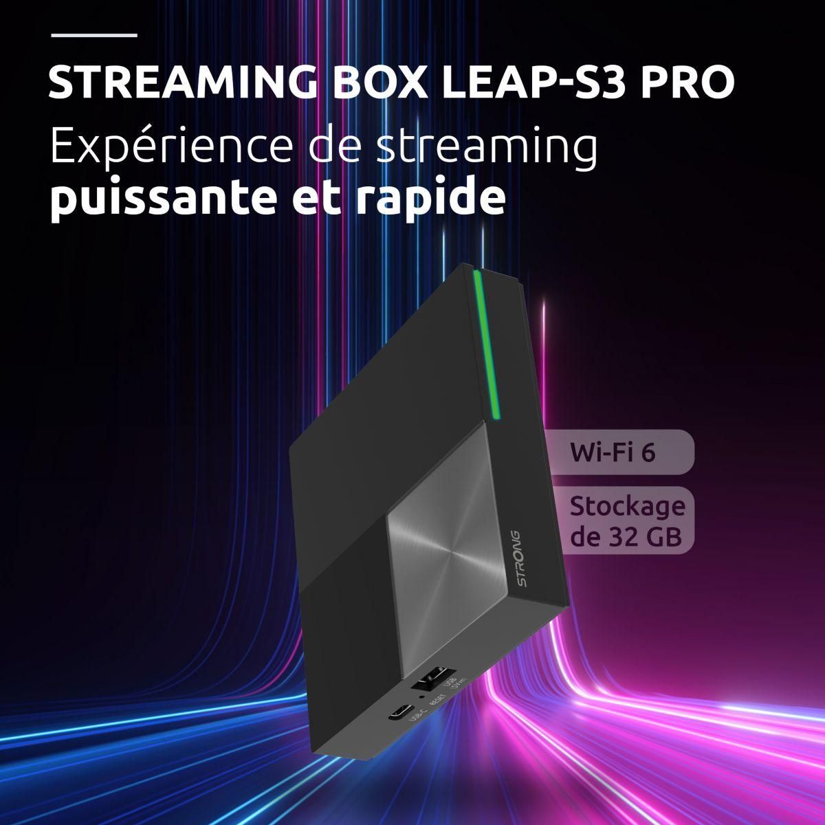 Strong Passerelle multimédia LEAP-S3 Pro Box Google TV 4K Chromecast