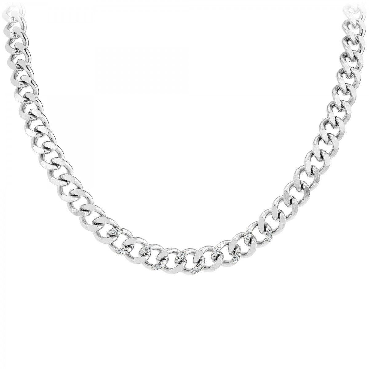 SC CRYSTAL Collier SC Crystal orné de Cristaux scintillants