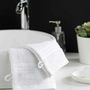 Voir la diapositive 4 : Paris Prix Lot de 2 Gants de Toilette  Excellence  15x21cm Neige