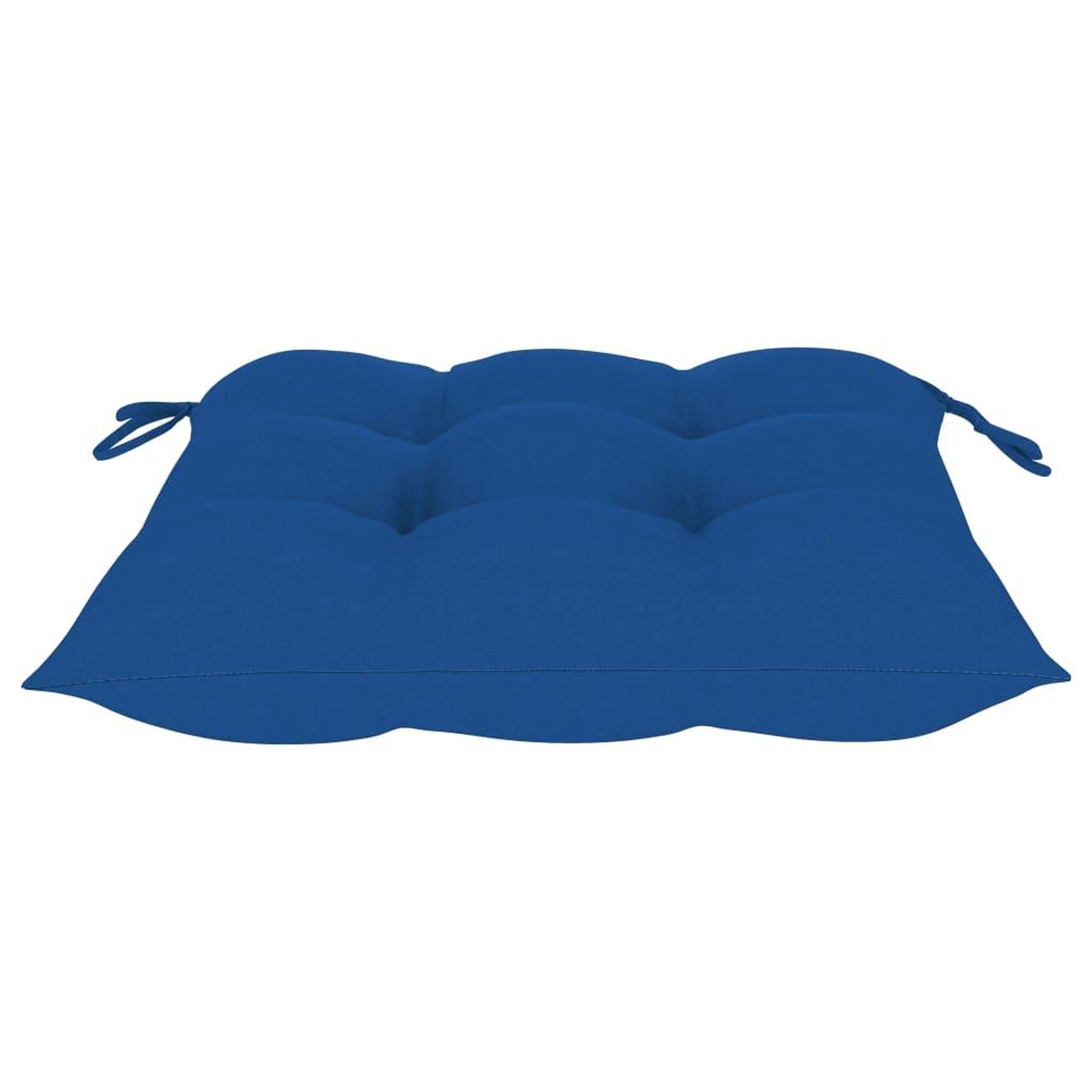 Voir la diapositive 5 : VIDAXL Chaises de jardin et coussins bleu lot de 4 Bois de teck massif