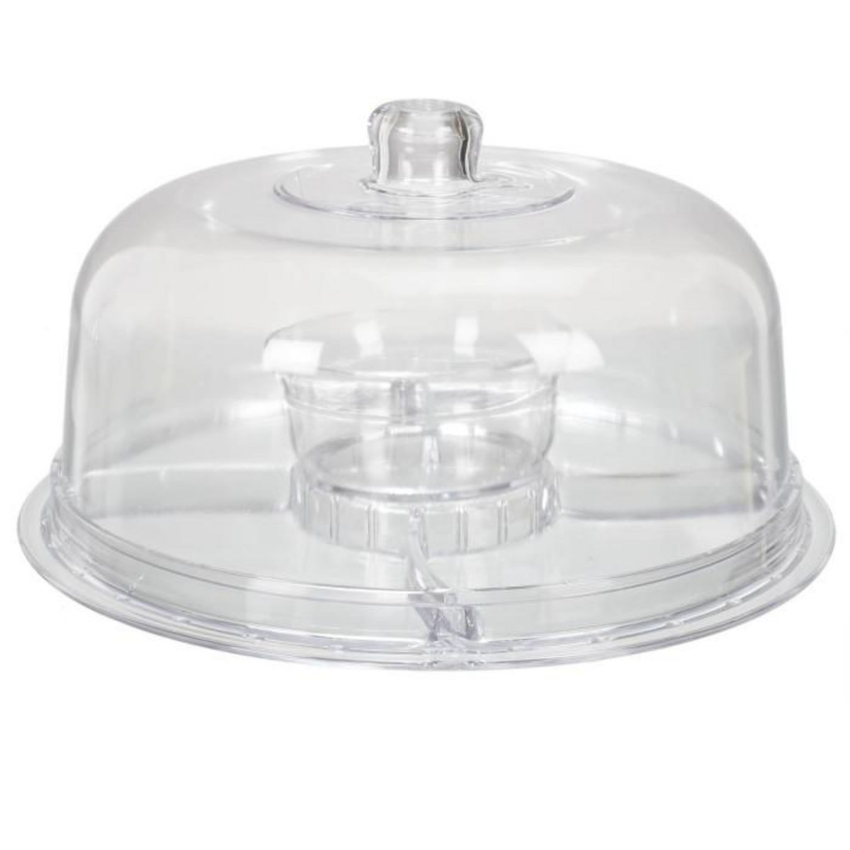 Paris Prix Présentoir Multifonction  4 en 1  30cm Transparent