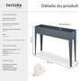 Voir la diapositive 6 : tectake Carré potager sur pied en acier lâqué époxy gris anthracite