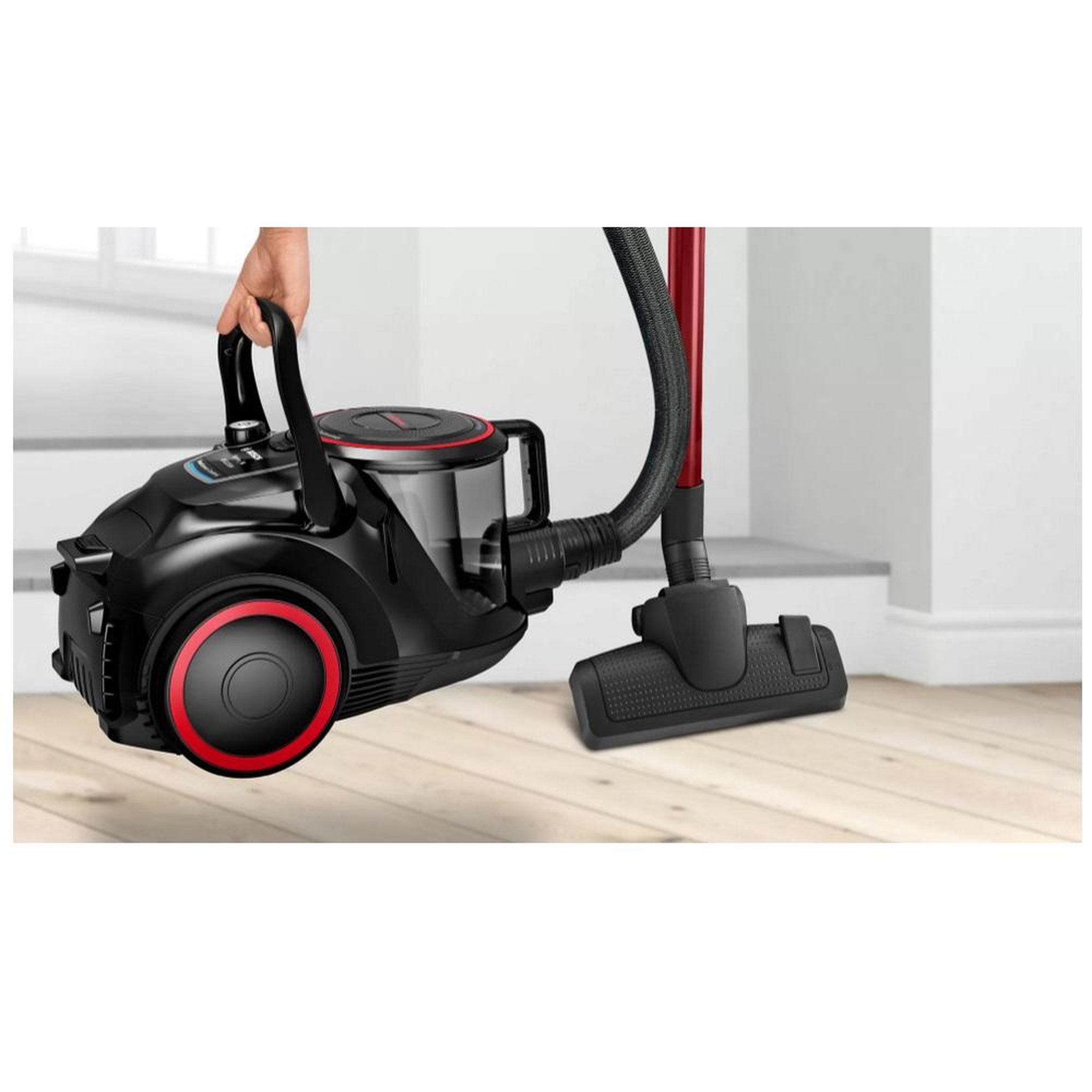 Voir la diapositive 5 : BOSCH Aspirateur sans sac 700w 72db noir - bgs41pow1