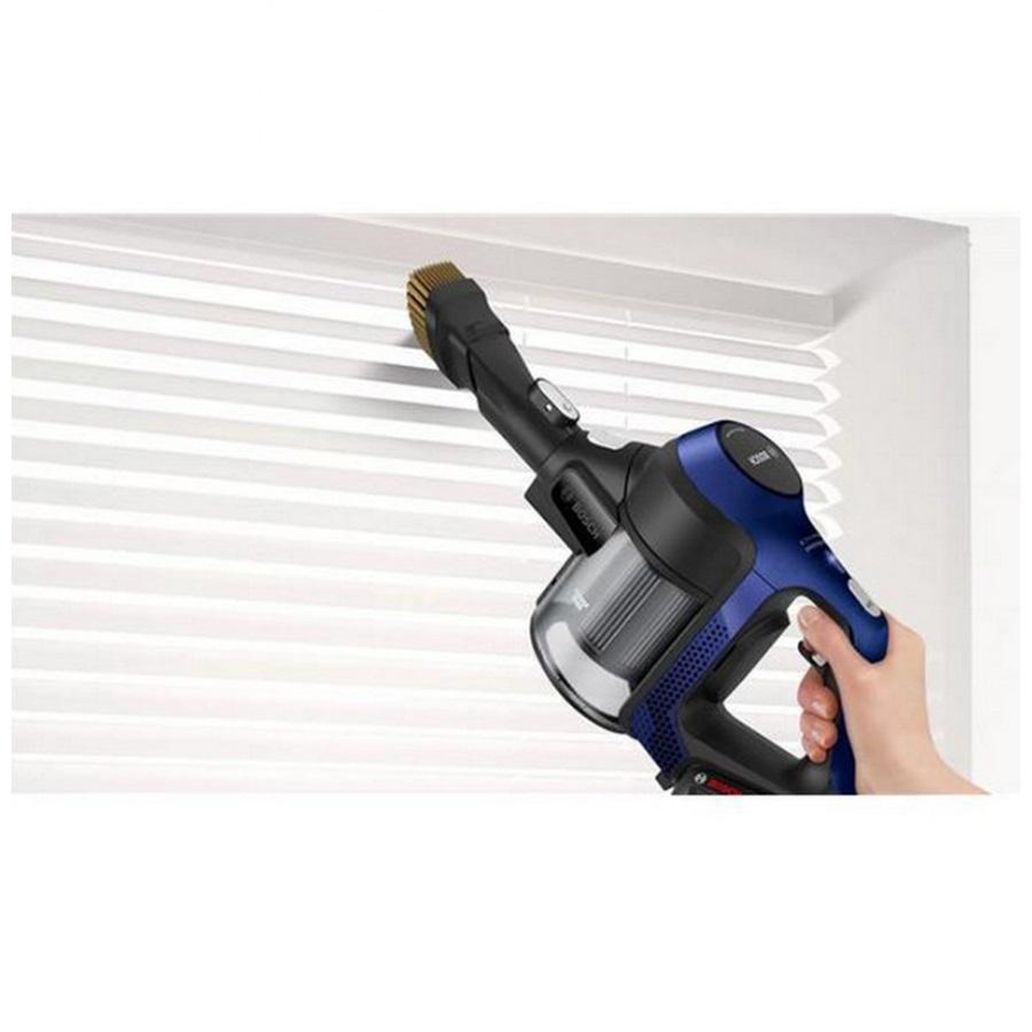 Voir la diapositive 6 : BOSCH Aspirateur balai rechargeable 18v bleu nuit - bbs611mat