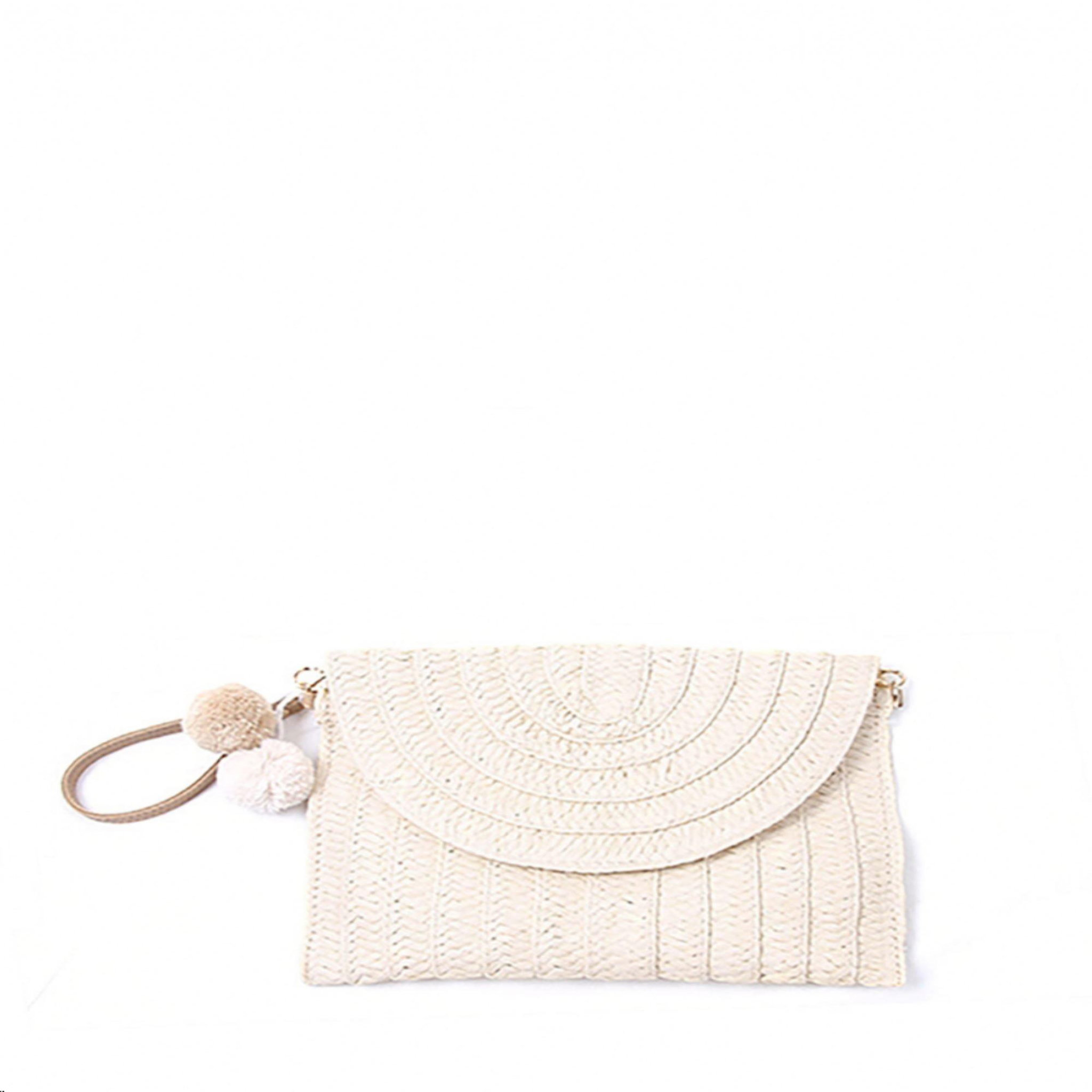 DARI BALI DARI BALI - Sac Balinais AUBAGNE 27 cm. Coloris disponibles : Blanc, Marron, Jaune