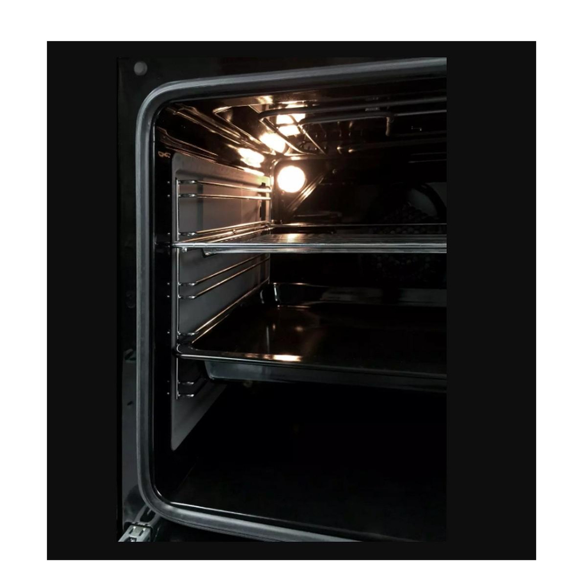Voir la diapositive 4 : Beko Cuisinière vitrocéramique 72l 4feux inox - FSE67300XCS