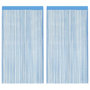 Voir la diapositive 2 : VIDAXL Rideaux a fils 2 pcs bleu clair 100x250 cm