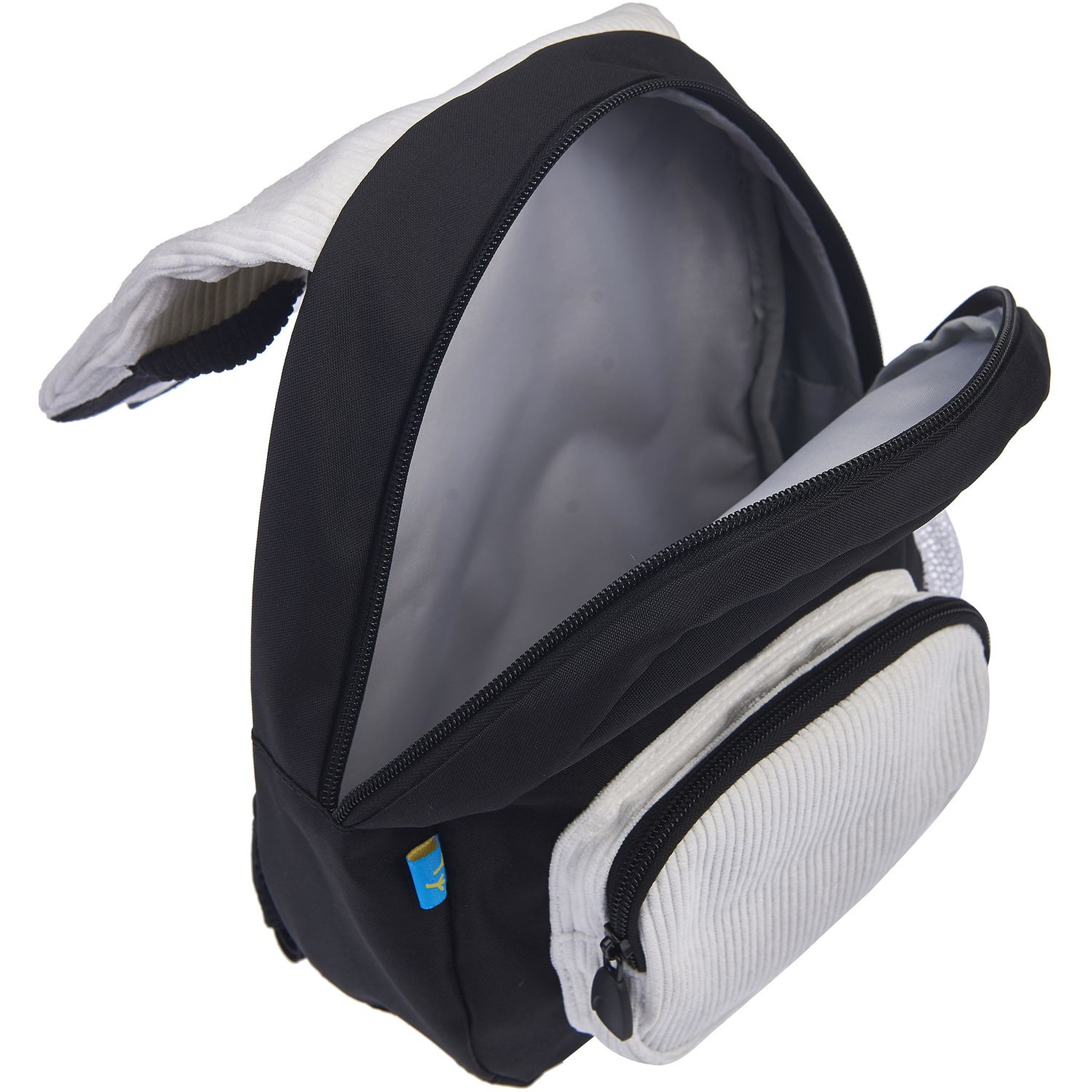 Voir la diapositive 4 : AUCHAN Sac maternelle noir et blanc PANDA