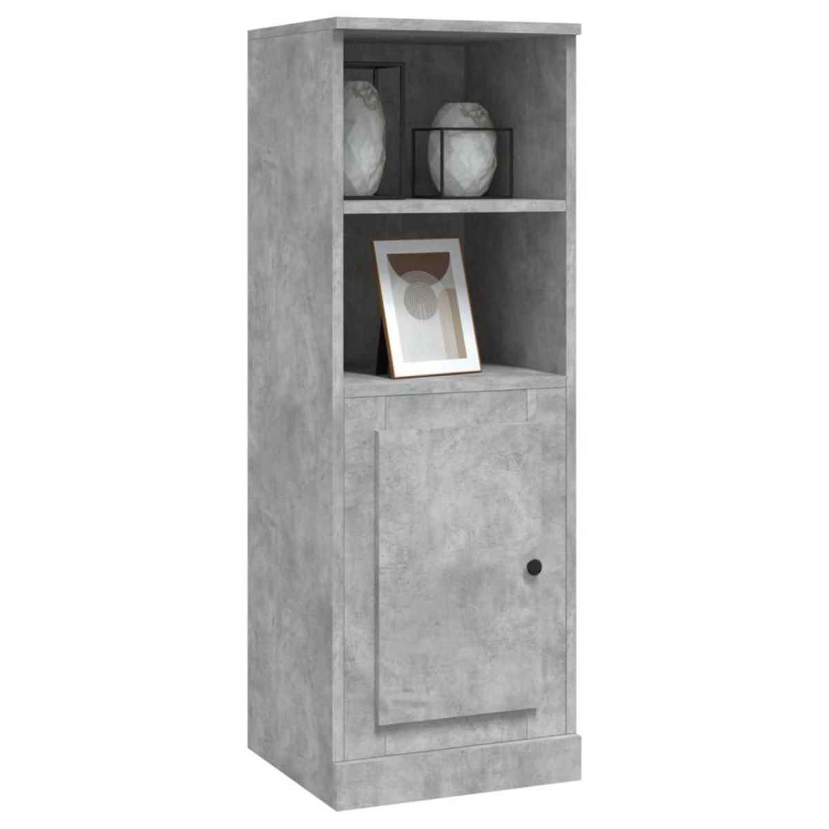 VIDAXL Buffet haut gris beton 36x35,5x103,5 cm bois d'ingenierie