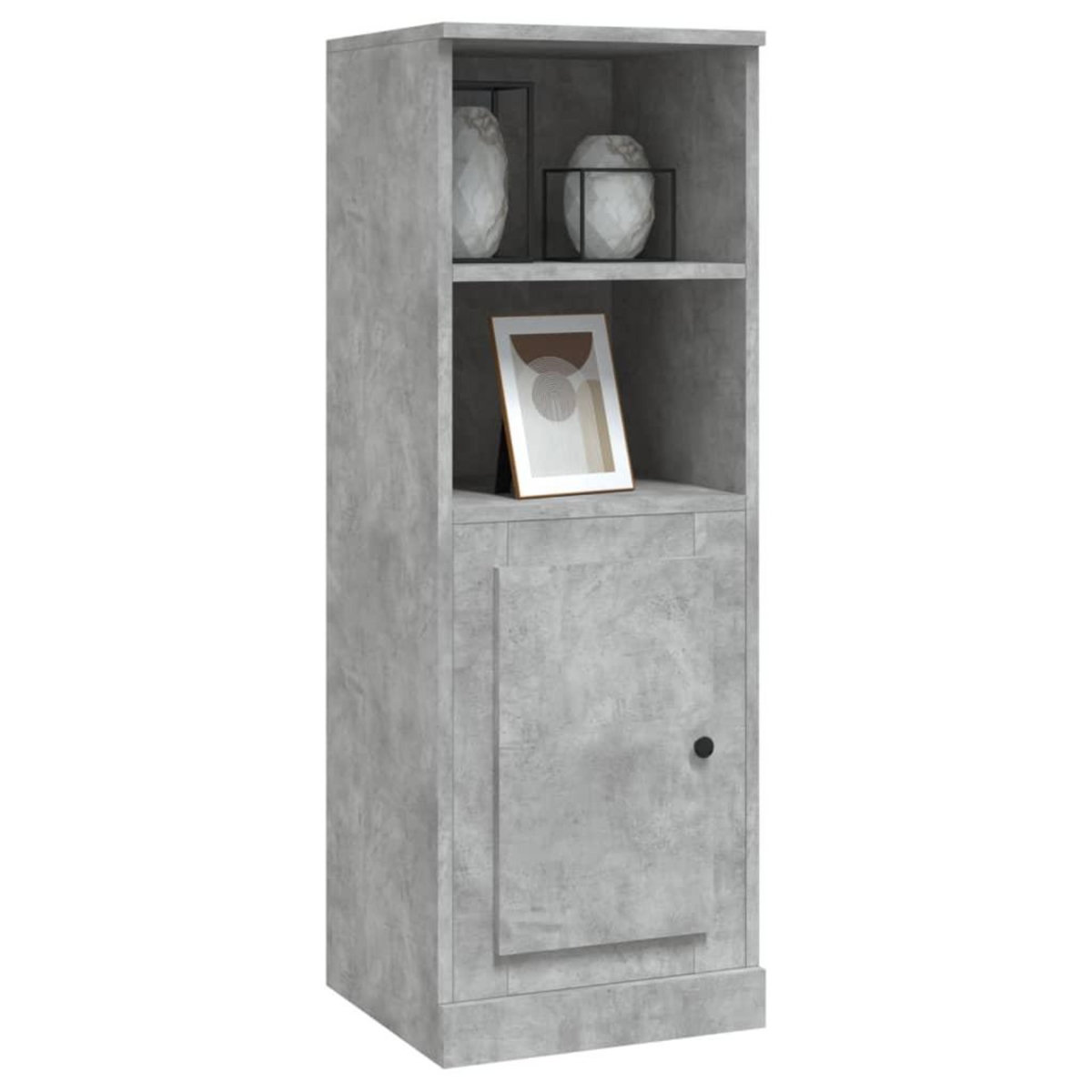 VIDAXL Buffet haut gris beton 36x35,5x103,5 cm bois d'ingenierie