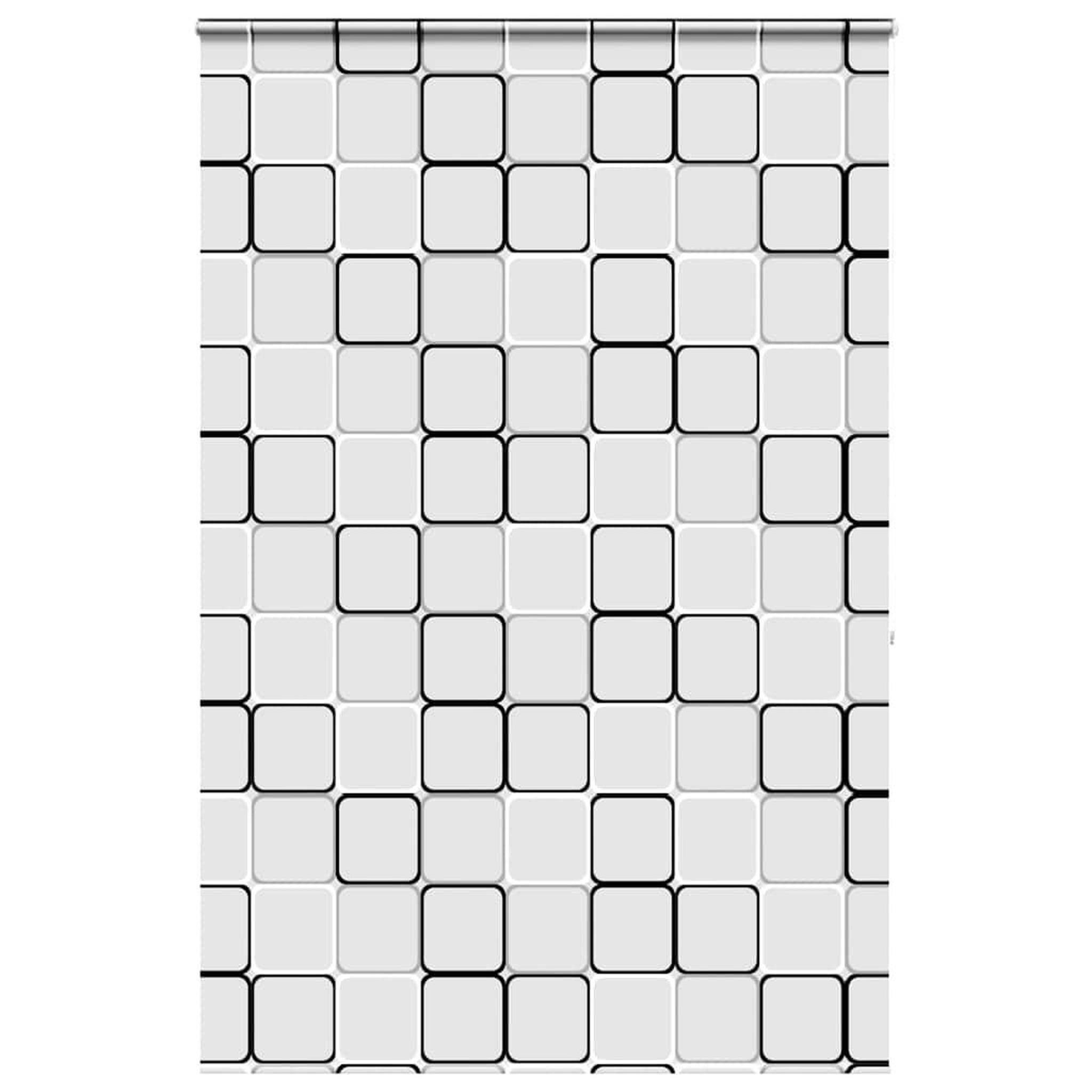 VIDAXL Store enrouleur de douche avec cassette largeur du tissu 146 cm