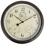 Voir la diapositive 2 : ESSCHERT DESIGN Esschert Design Horloge de station avec thermo-hygrometre 30,5cm TF008