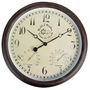 Voir la diapositive 2 : ESSCHERT DESIGN Esschert Design Horloge de station avec thermo-hygrometre 30,5cm TF008