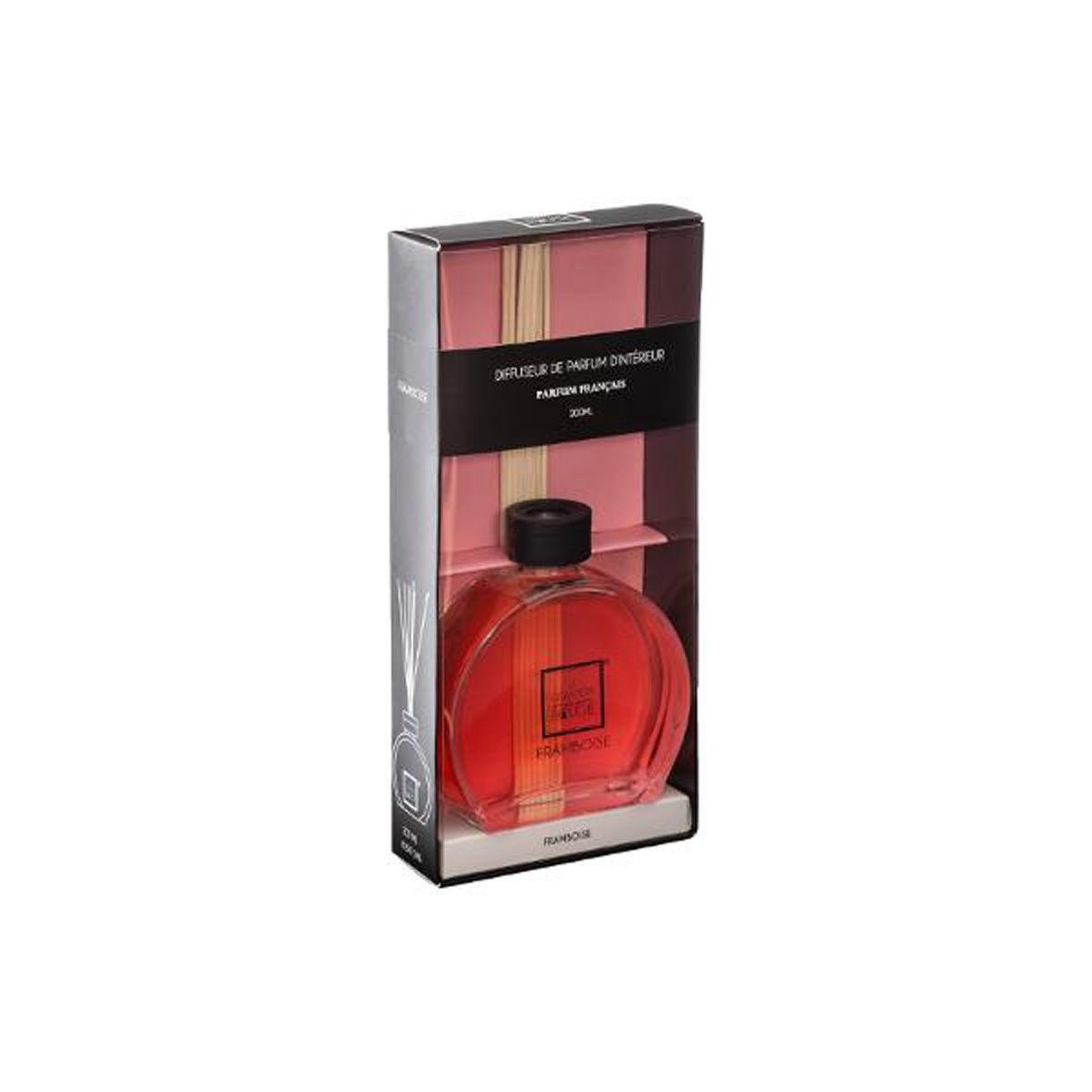 Voir la diapositive 2 : COMPTOIR DE LA BOUGIE Diffuseur de parfum & 6 bâtonnets  haly  100ml framboise