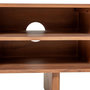 Voir la diapositive 5 : ATMOSPHERA Meuble TV 2 Portes en Bois  Nanda  147cm Marron Tabac