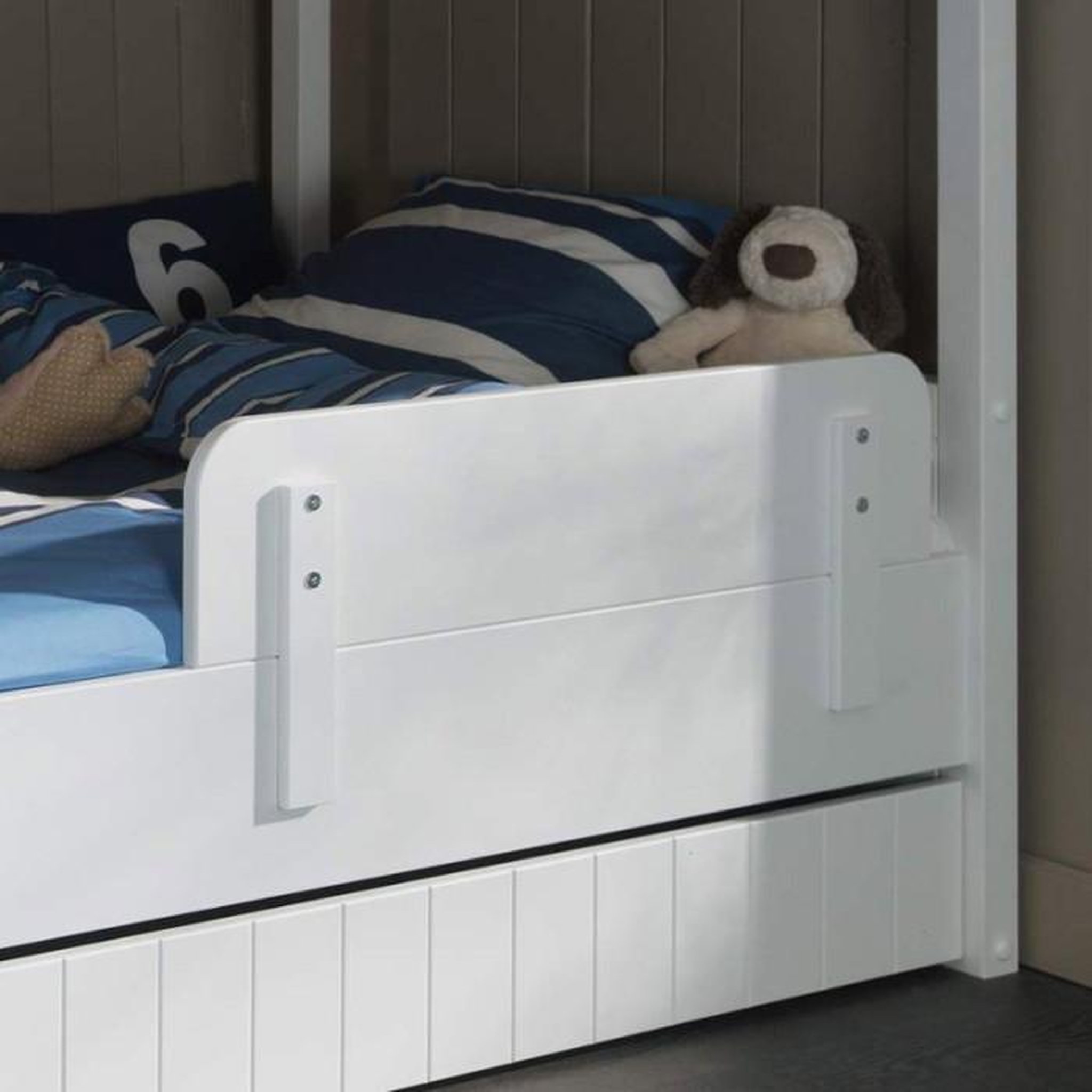 Voir la diapositive 2 : Paris Prix Barrière de Lit Enfant  Lara  90cm Blanc