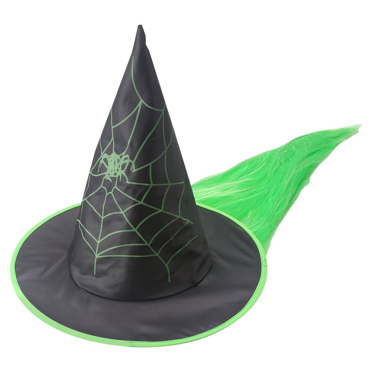 One Two Fun Chapeau de sorcière avec cheveux 